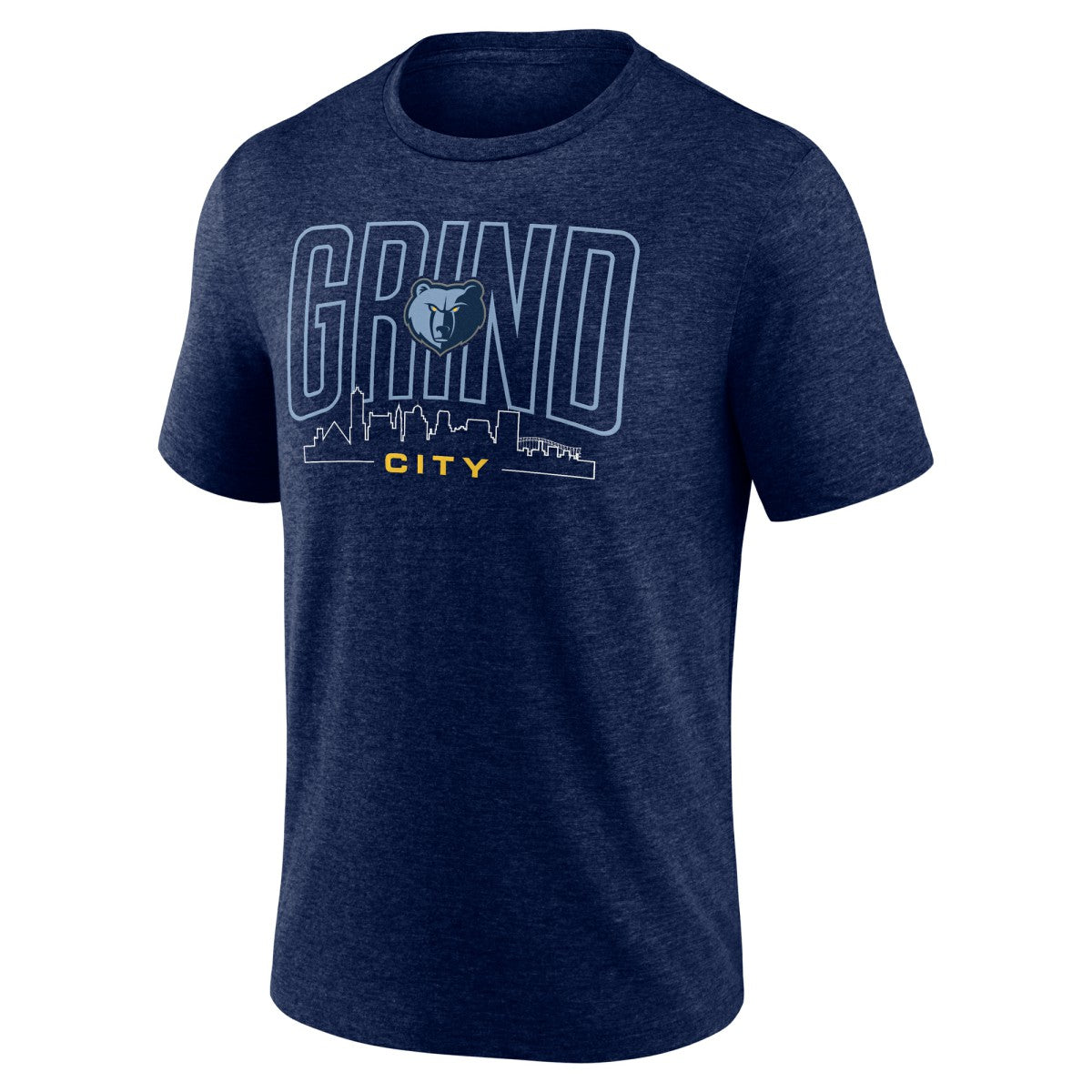 Memphis Grizzlies Huddle Tri-Blend T-Shirt Navy - NBA