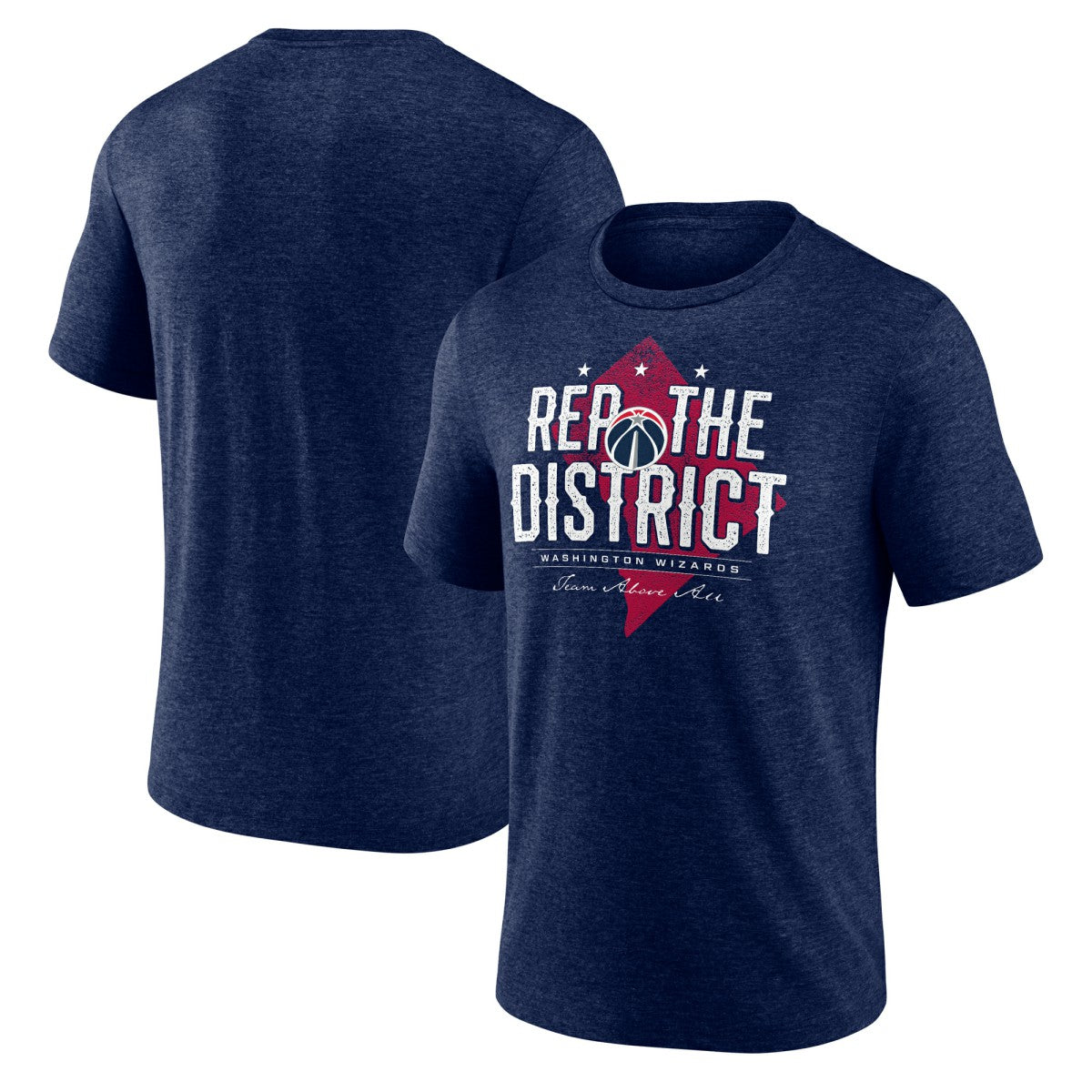 Washington Wizards Huddle Tri-Blend T-Shirt Navy - NBA