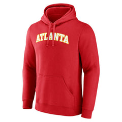 Atlanta Hawks Wordmark Pullover Hoodie Red - NBA