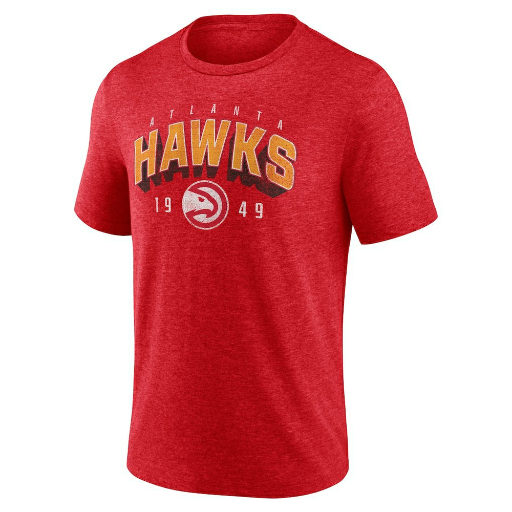 Atlanta Hawks Backboard Tri-Blend T-Shirt Red - NBA