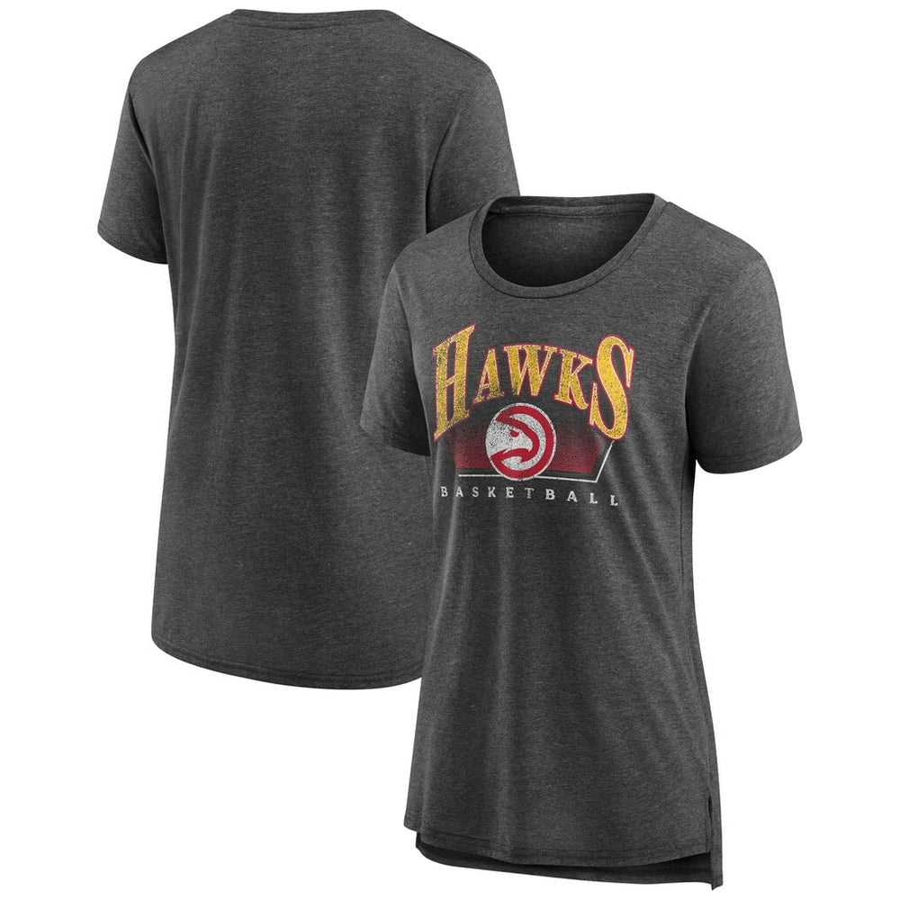 Atlanta Hawks Women's Selection Tri-Blend T-Shirt Gray - NBA