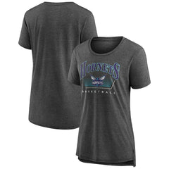 Charlotte Hornets Women's Selection Tri-Blend T-Shirt Gray - NBA