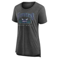 Charlotte Hornets Women's Selection Tri-Blend T-Shirt Gray - NBA