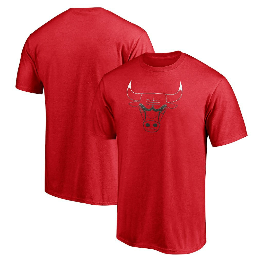 Chicago Bulls Gradient Logo T-Shirt Red - NBA
