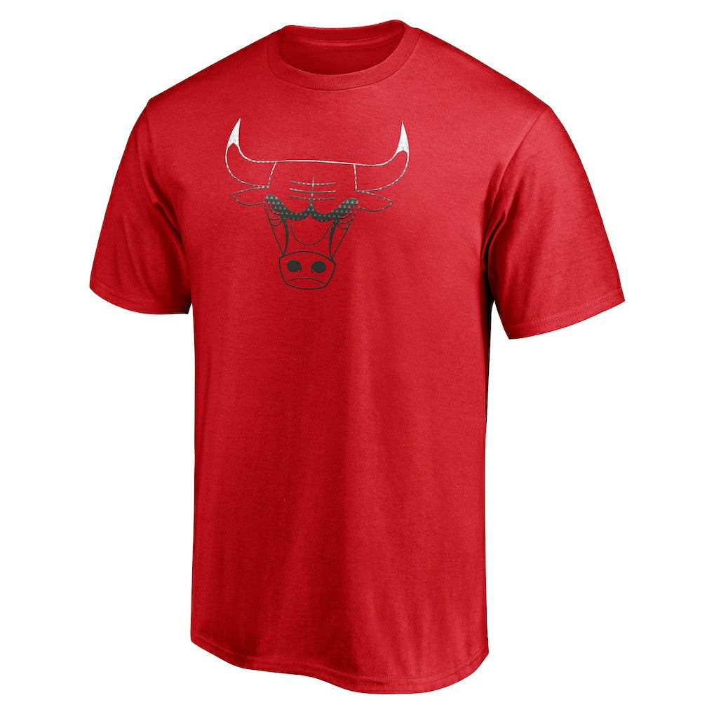 Chicago Bulls Gradient Logo T-Shirt Red - NBA