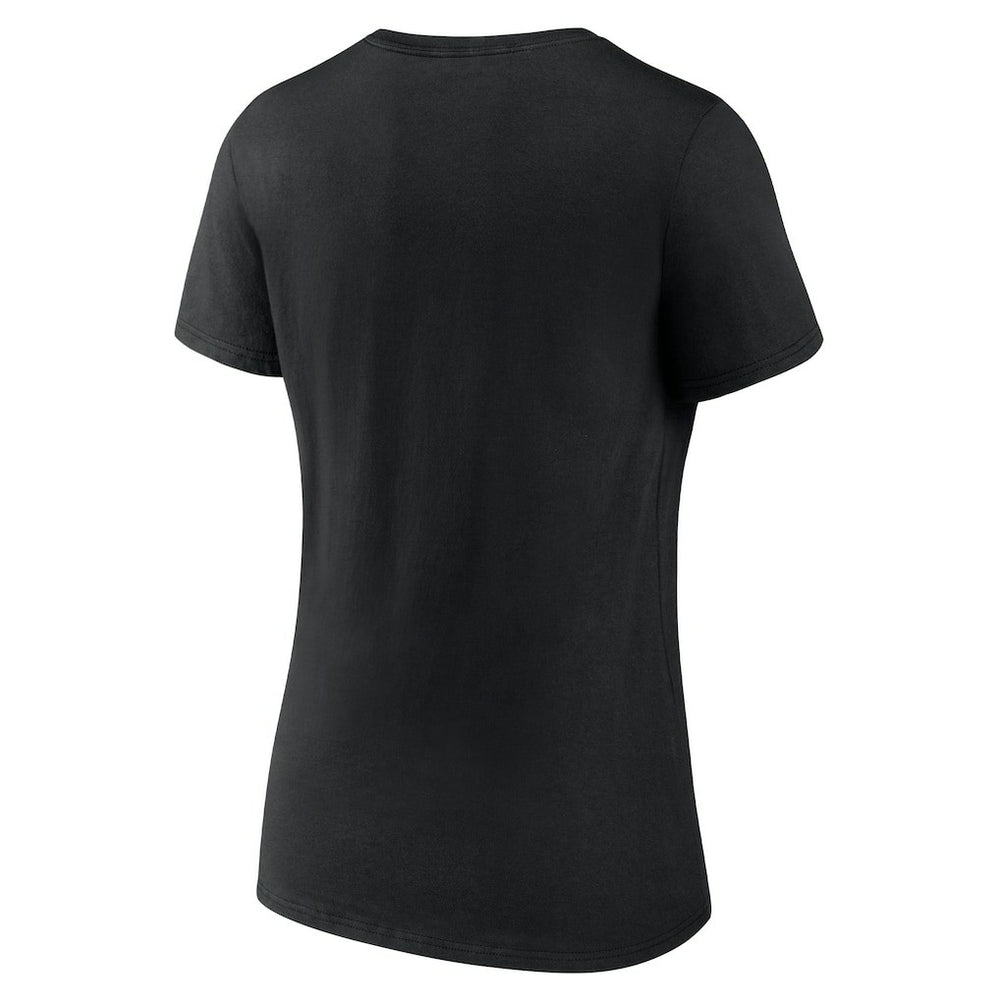 Chicago Bulls Women's Core Hometown Launch V-Neck T-Shirt Black - NBA