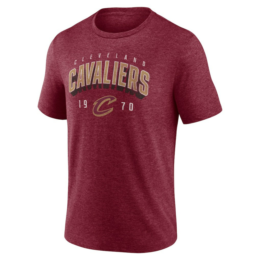 Cleveland Cavaliers Backboard Tri-Blend T-Shirt Wine - NBA