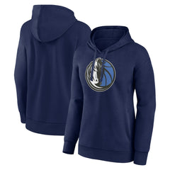 Dallas Mavericks Women's Primary Logo Pullover Hoodie Navy - NBA