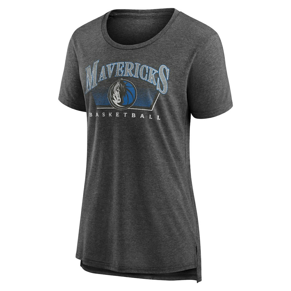 Dallas Mavericks Women's Selection Tri-Blend T-Shirt Gray - NBA