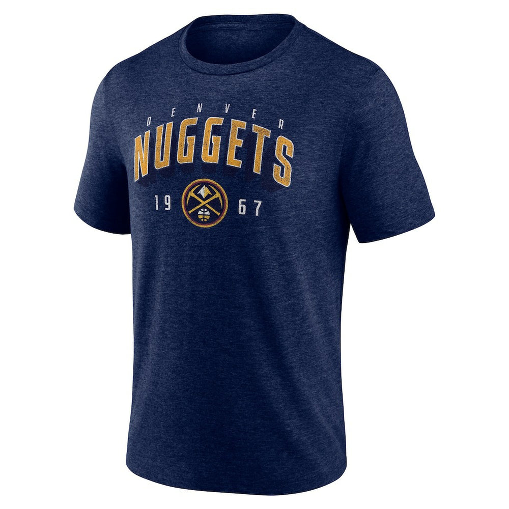 Denver Nuggets Backboard Tri-Blend T-Shirt Navy - NBA