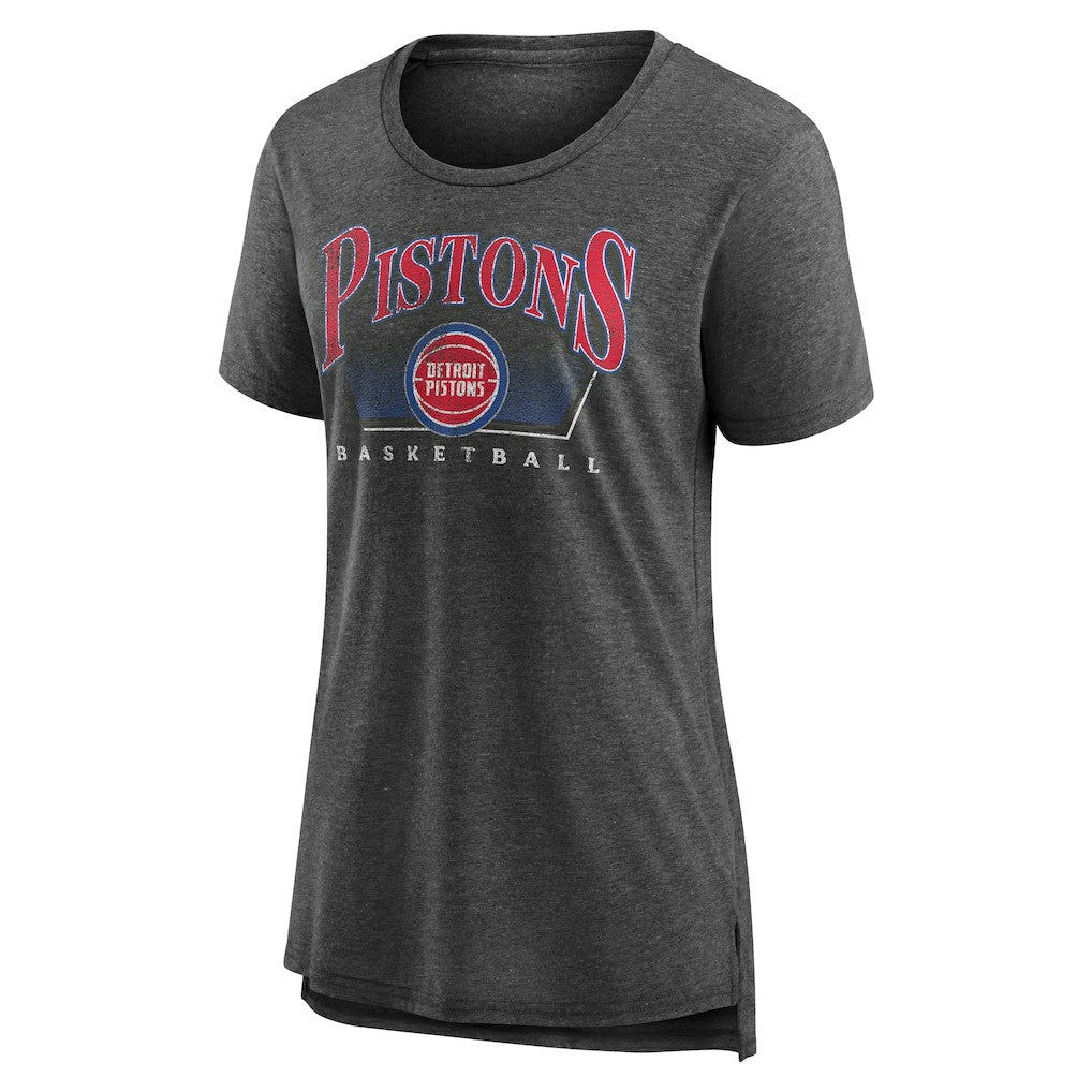 Detroit Pistons Women's Selection Tri-Blend T-Shirt Gray - NBA