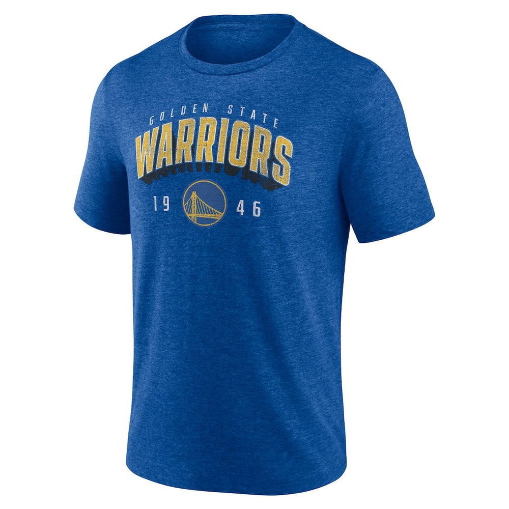 Golden State Warriors Backboard Tri-Blend T-Shirt Royal - NBA