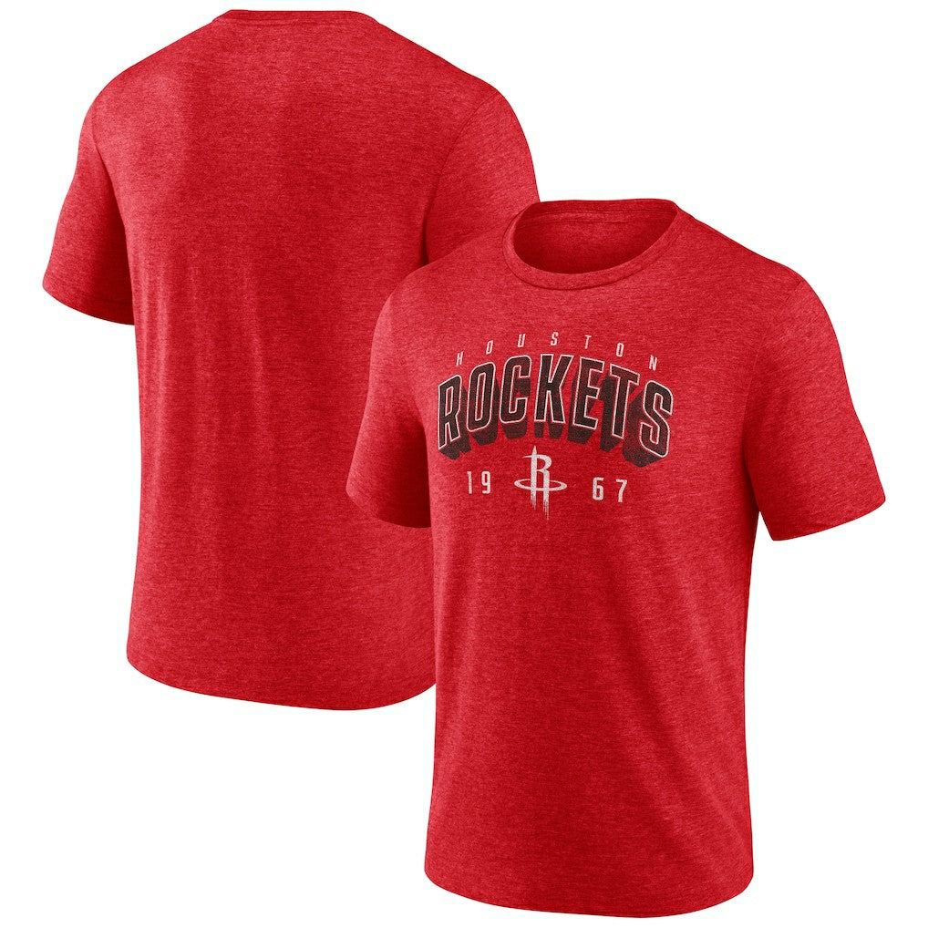 Houston Rockets Backboard Tri-Blend T-Shirt Red - NBA