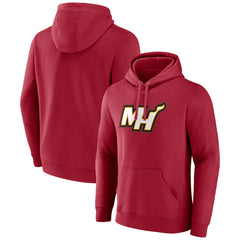 Miami Heat Alternate Logo Pullover Hoodie Red - NBA