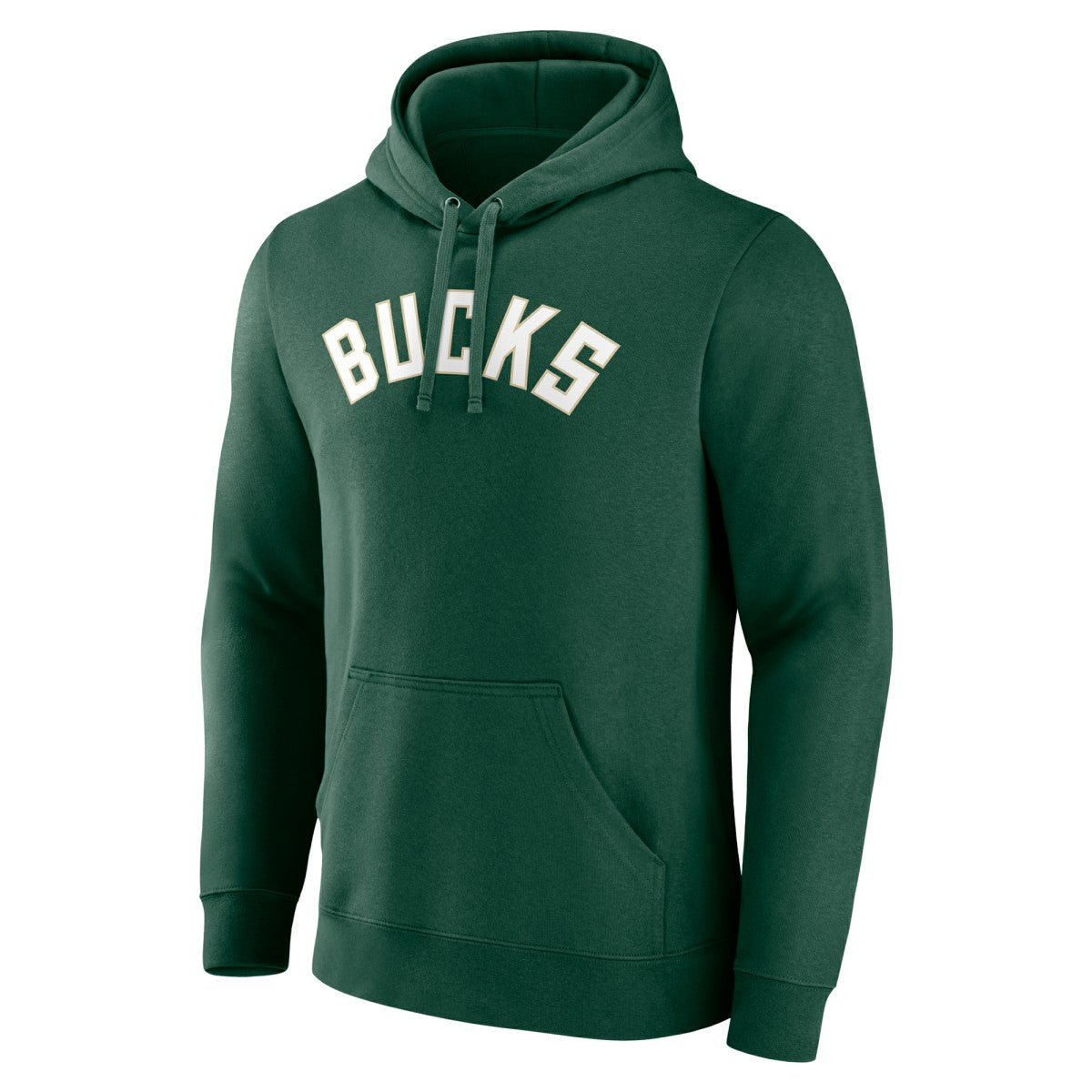 Milwaukee Bucks Wordmark Pullover Hoodie Hunter Green - NBA