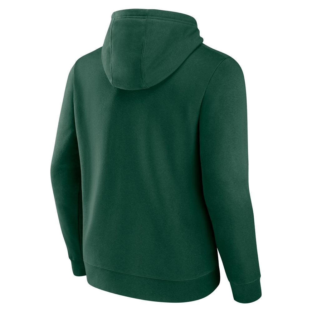 Milwaukee Bucks Wordmark Pullover Hoodie Hunter Green - NBA