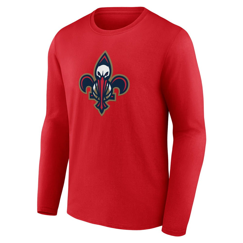 New Orleans Pelicans Alternate Logo Long Sleeve T-Shirt Red - NBA