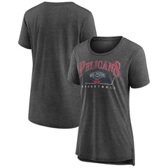 New Orleans Pelicans Women's Selection Tri-Blend T-Shirt Gray - NBA