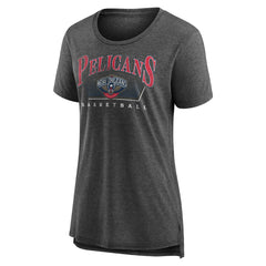 New Orleans Pelicans Women's Selection Tri-Blend T-Shirt Gray - NBA