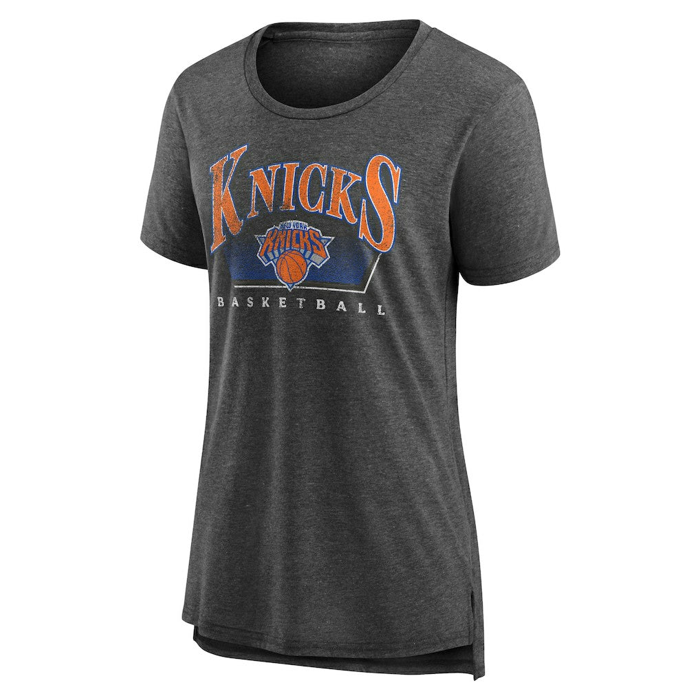 New York Knicks Women's Selection Tri-Blend T-Shirt Gray - NBA