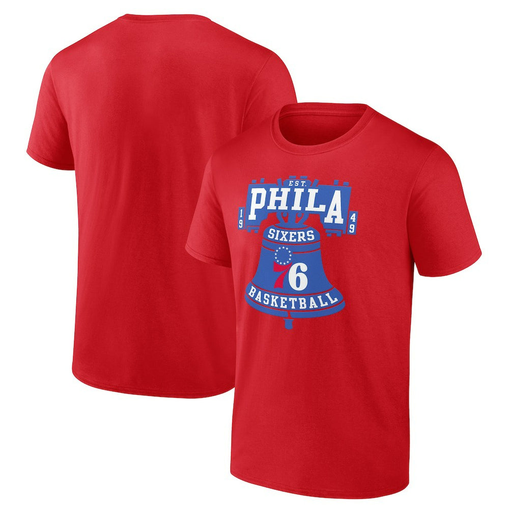 Philadelphia 76ers Home Town T-Shirt Red - NBA