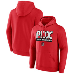 Portland Trail Blazers Team Pride Pullover Hoodie Red - NBA