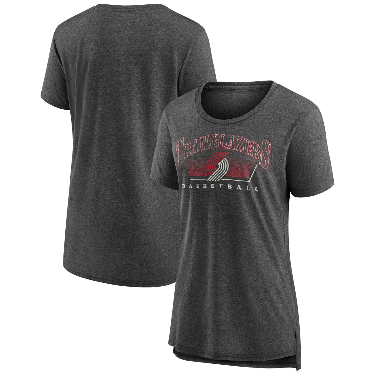 Portland Trail Blazers Women's Selection Tri-Blend T-Shirt Gray - NBA