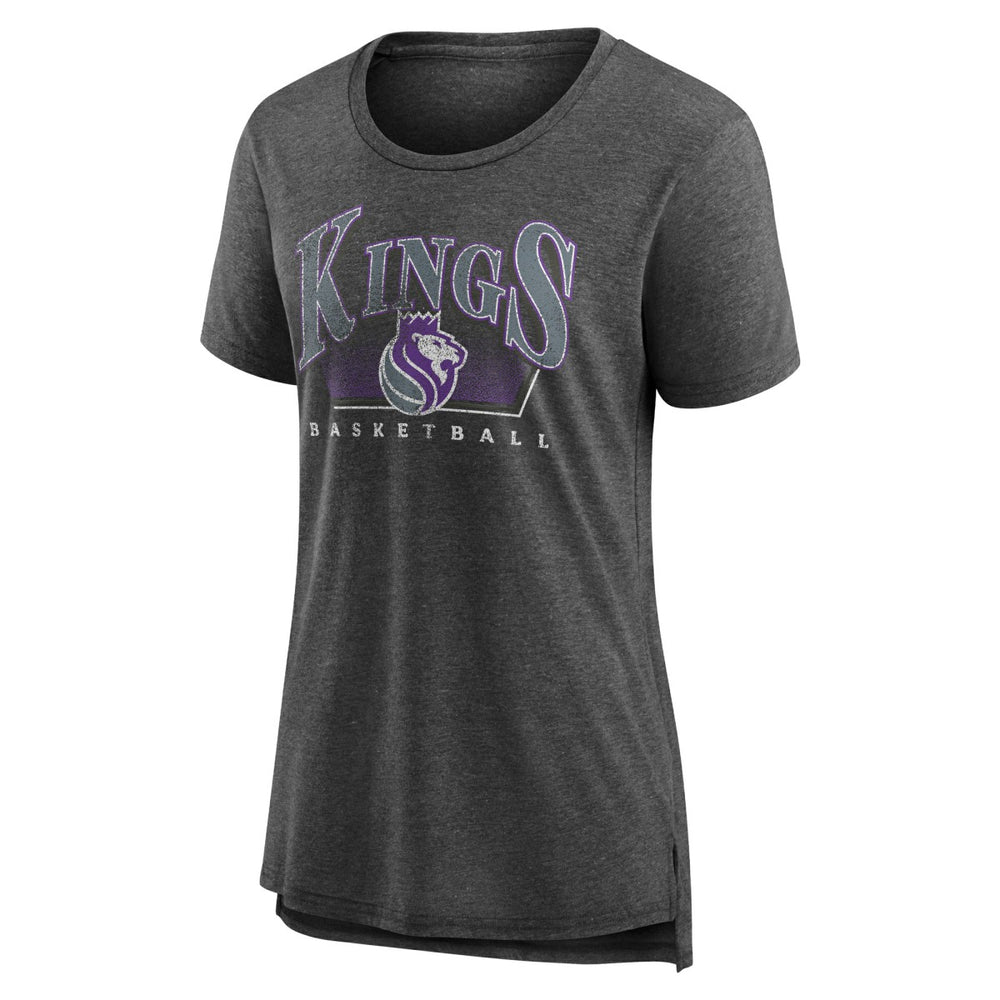 Sacramento Kings Women's Selection Tri-Blend T-Shirt Gray - NBA
