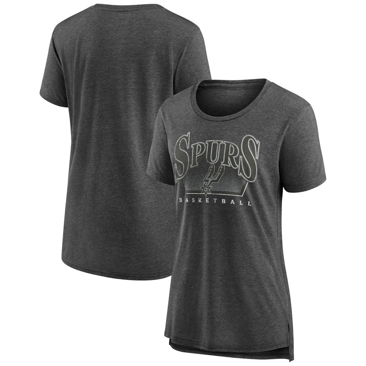 San Antonio Spurs Women's Selection Tri-Blend T-Shirt Gray - NBA