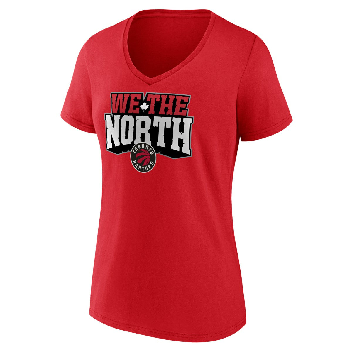 Toronto Raptors Women's Team Pride V-Neck T-Shirt Red - NBA