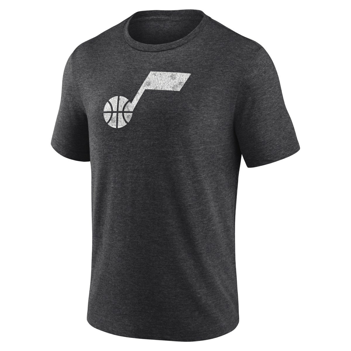 Utah Jazz Distressed Tri-Blend T-Shirt Charcoal - NBA