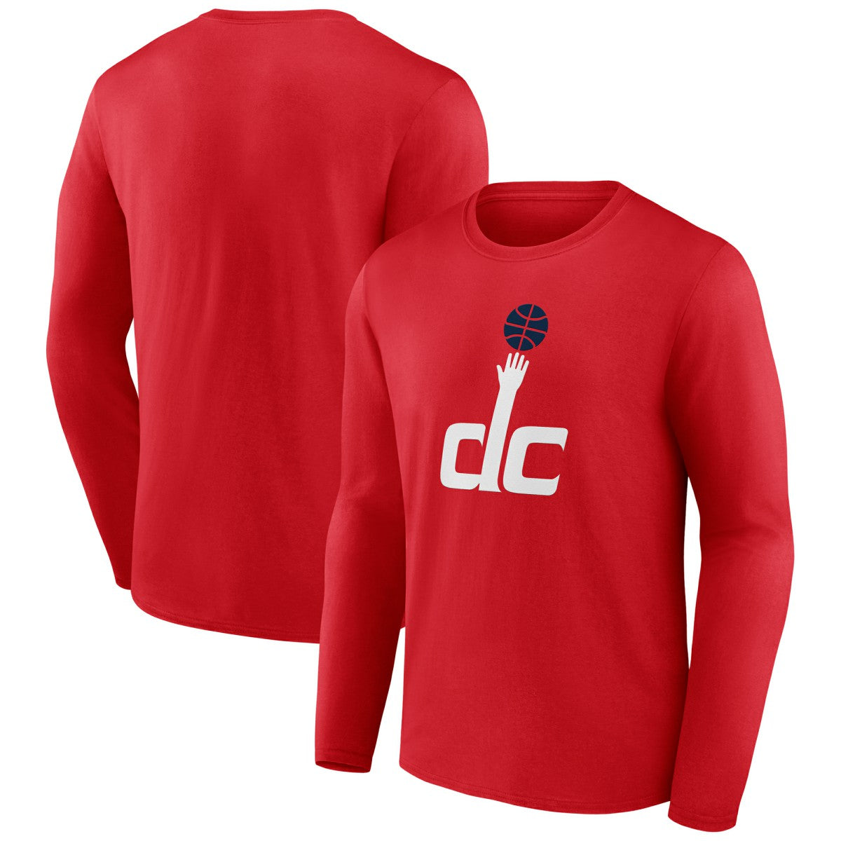 Washington Wizards Alternate Logo Long Sleeve T-Shirt Red - NBA