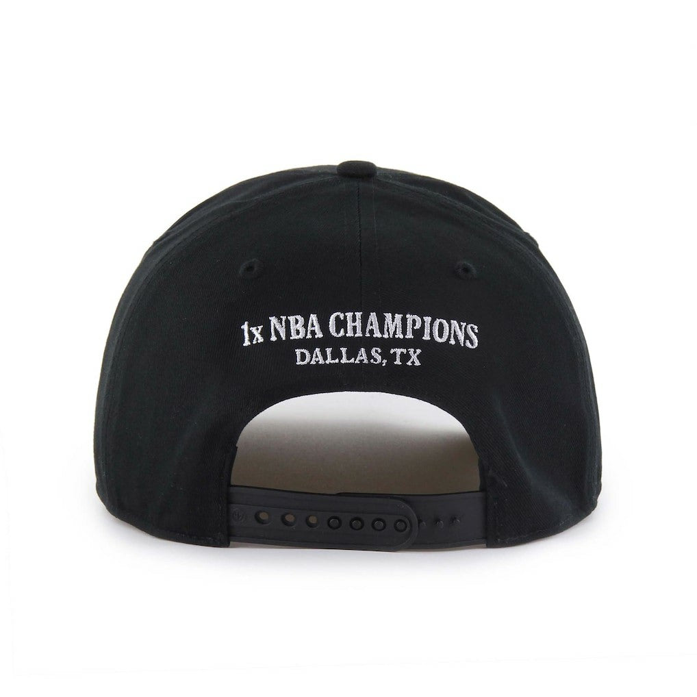Dallas Mavericks '47 Every Time Past Champs Hitch Adjustable Hat Black - NBA