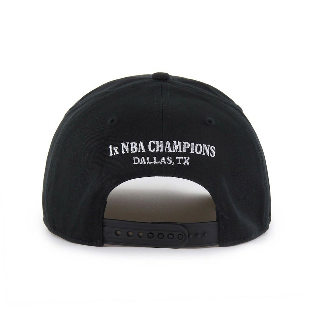 Dallas Mavericks '47 Every Time Past Champs Hitch Adjustable Hat Black - NBA
