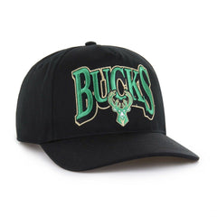 Milwaukee Bucks '47 Every Time Past Champs Hitch Adjustable Hat Black - NBA