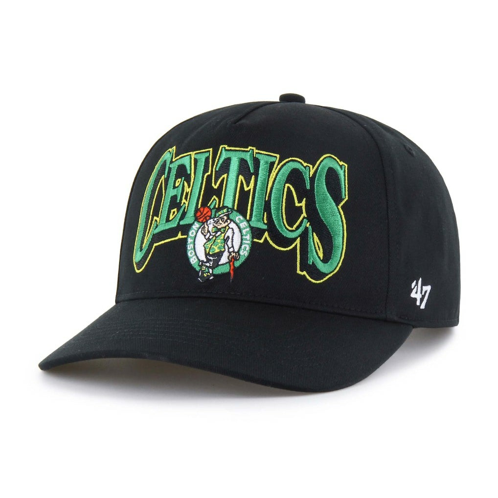 Boston Celtics '47 Every Time Past Champs Hitch Adjustable Hat Black - NBA