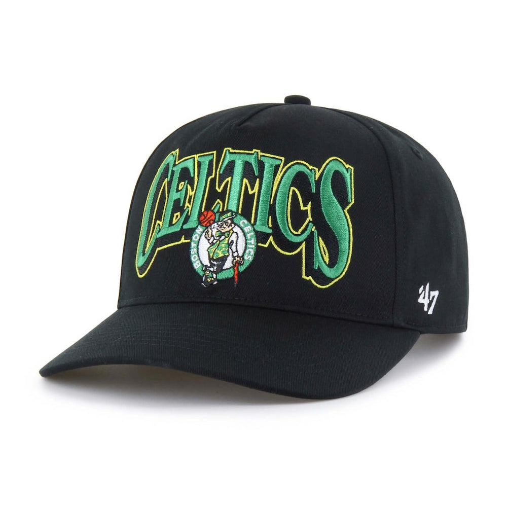 Boston Celtics '47 Every Time Past Champs Hitch Adjustable Hat Black - NBA