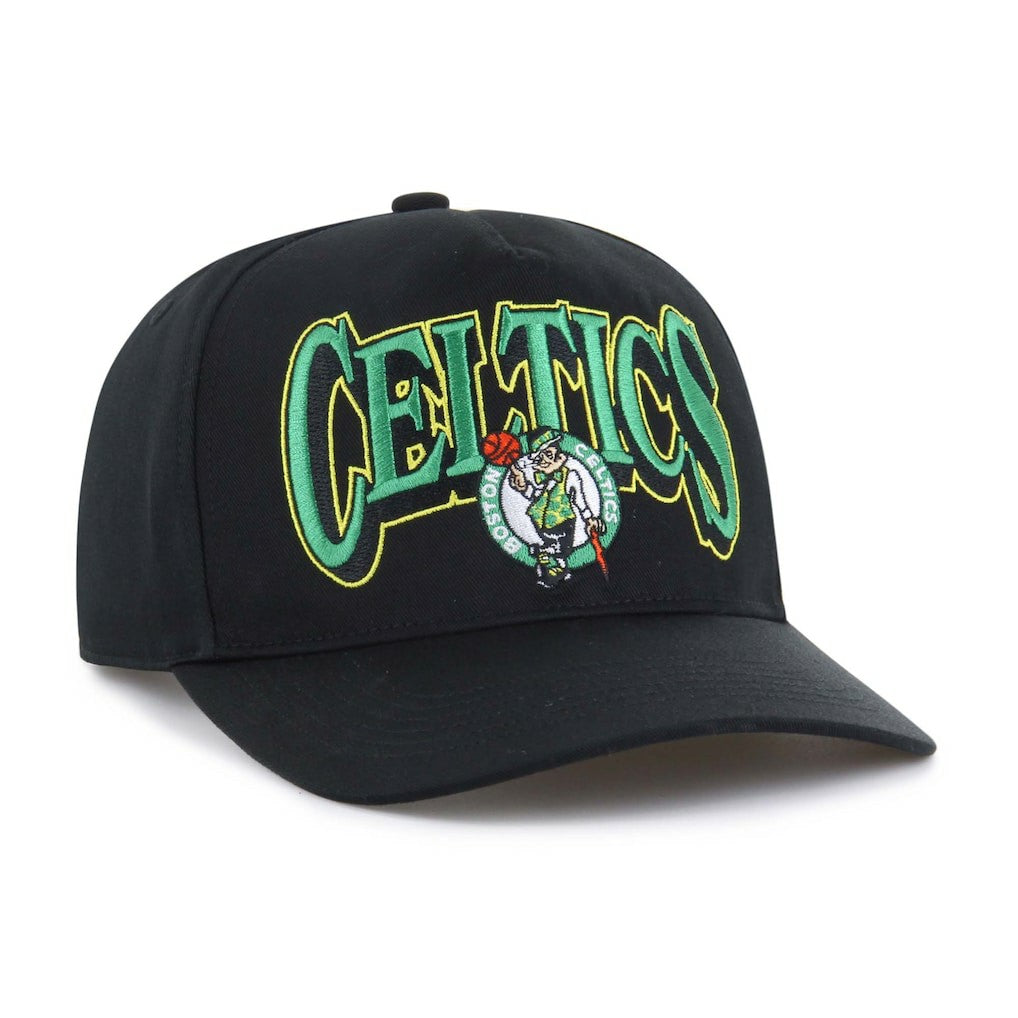 Boston Celtics '47 Every Time Past Champs Hitch Adjustable Hat Black - NBA