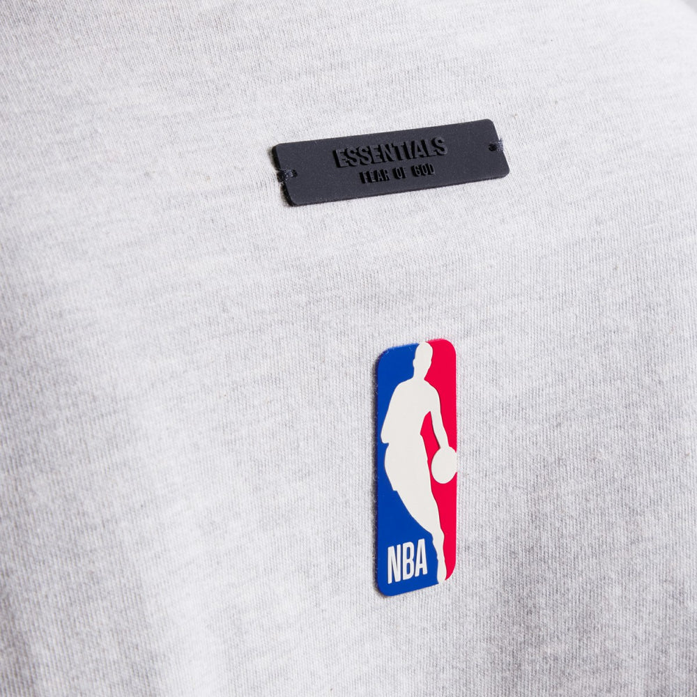 Miami Heat Fear of God Unisex NBA x ESSENTIALS T-Shirt Heather Gray - NBA