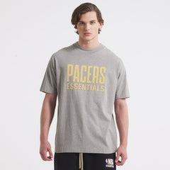Indiana Pacers Unisex NBA Paris x ESSENTIALS T-Shirt Gray - NBA