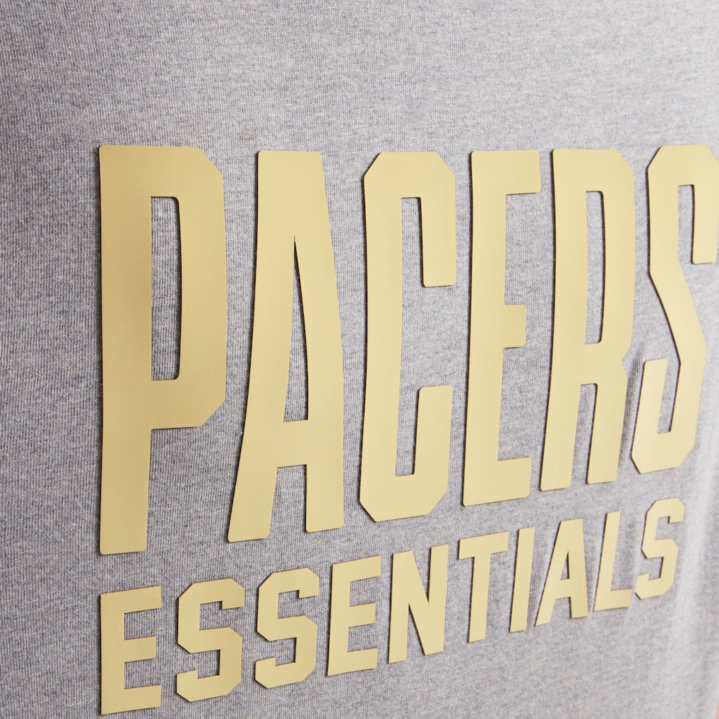 Indiana Pacers Unisex NBA Paris x ESSENTIALS T-Shirt Gray - NBA