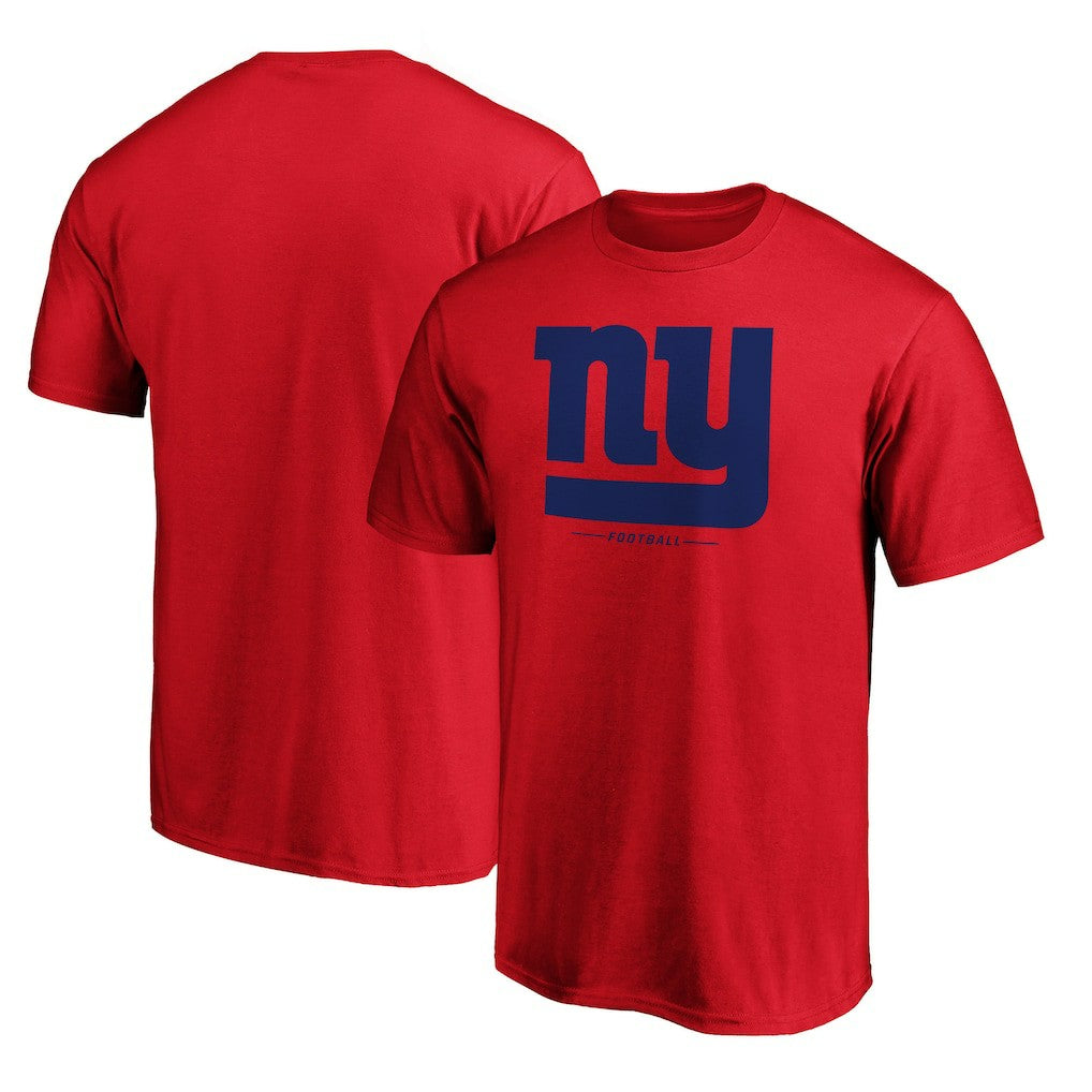 New York Giants Team Lockup T-Shirt Red | NFL