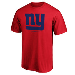 New York Giants Team Lockup T-Shirt Red | NFL