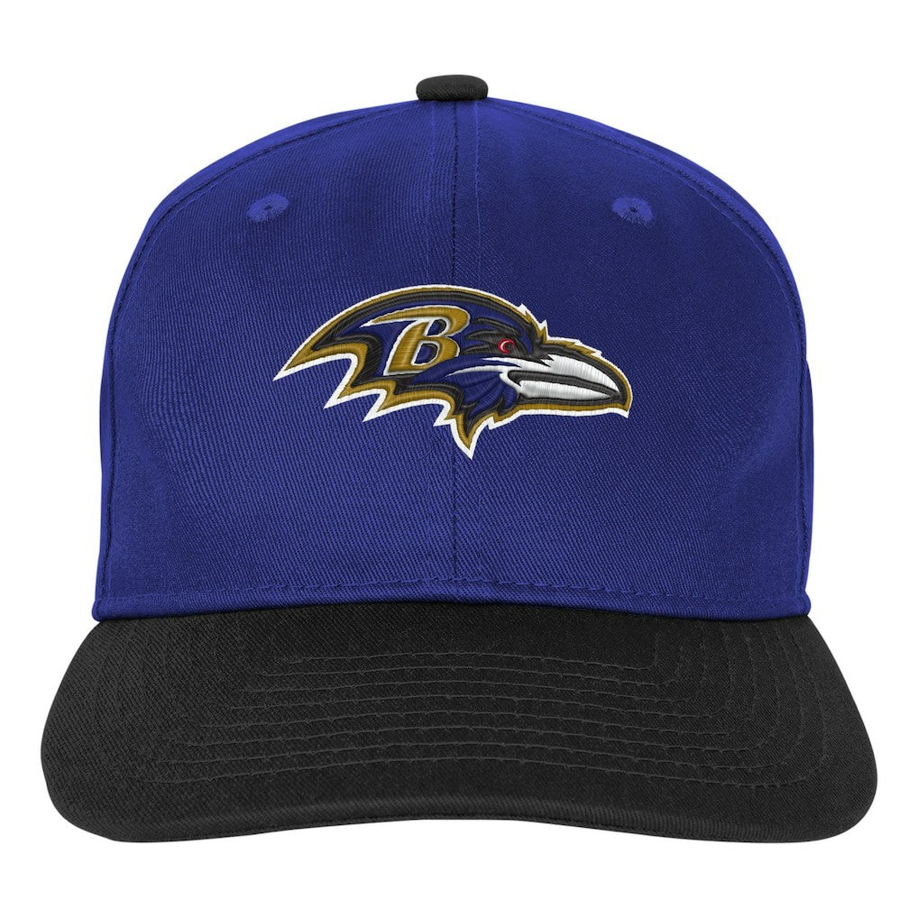 Baltimore Ravens Outerstuff Youth True Retro Adjustable Hat Purple | NFL