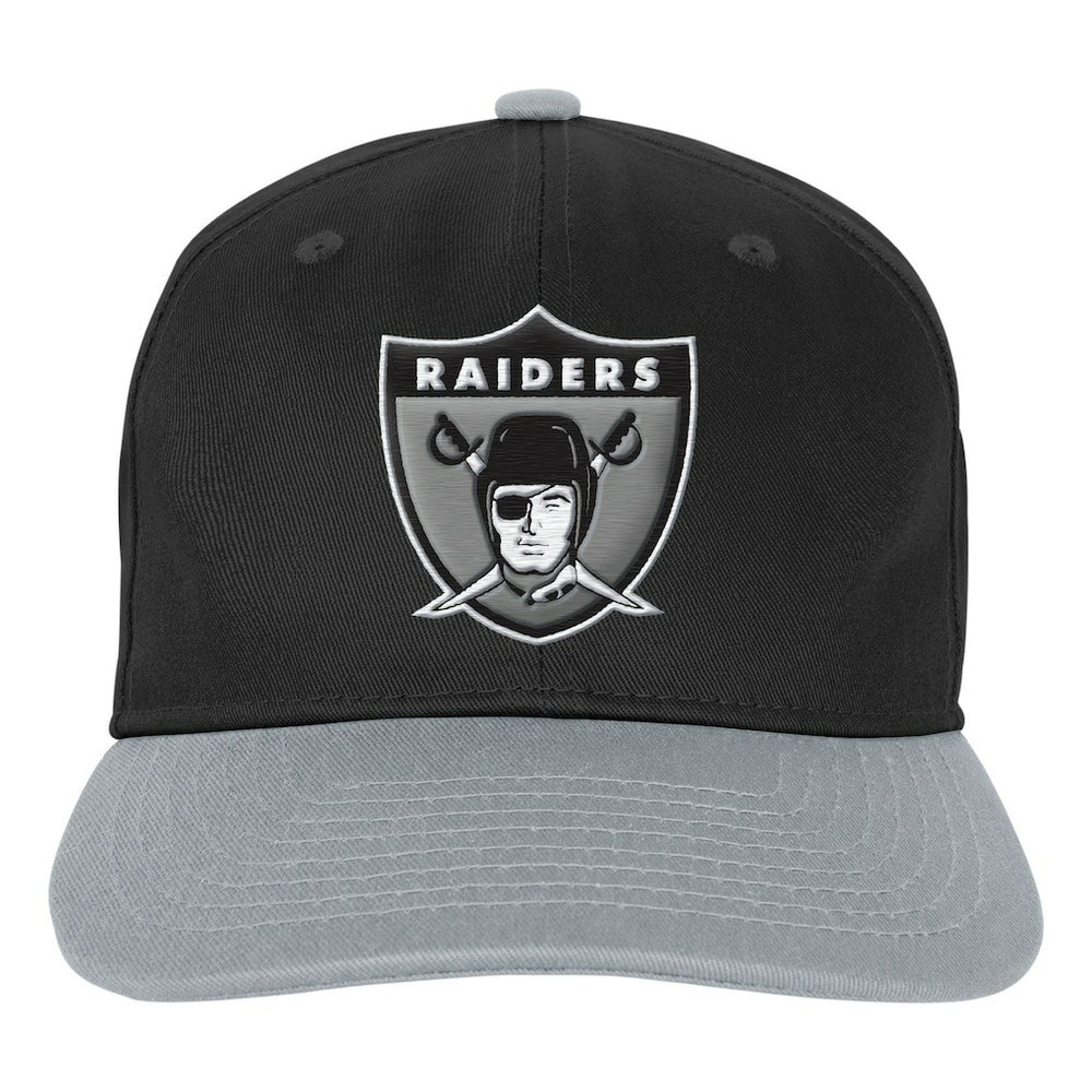 Las Vegas Raiders Outerstuff Youth True Retro Adjustable Hat Black | NFL