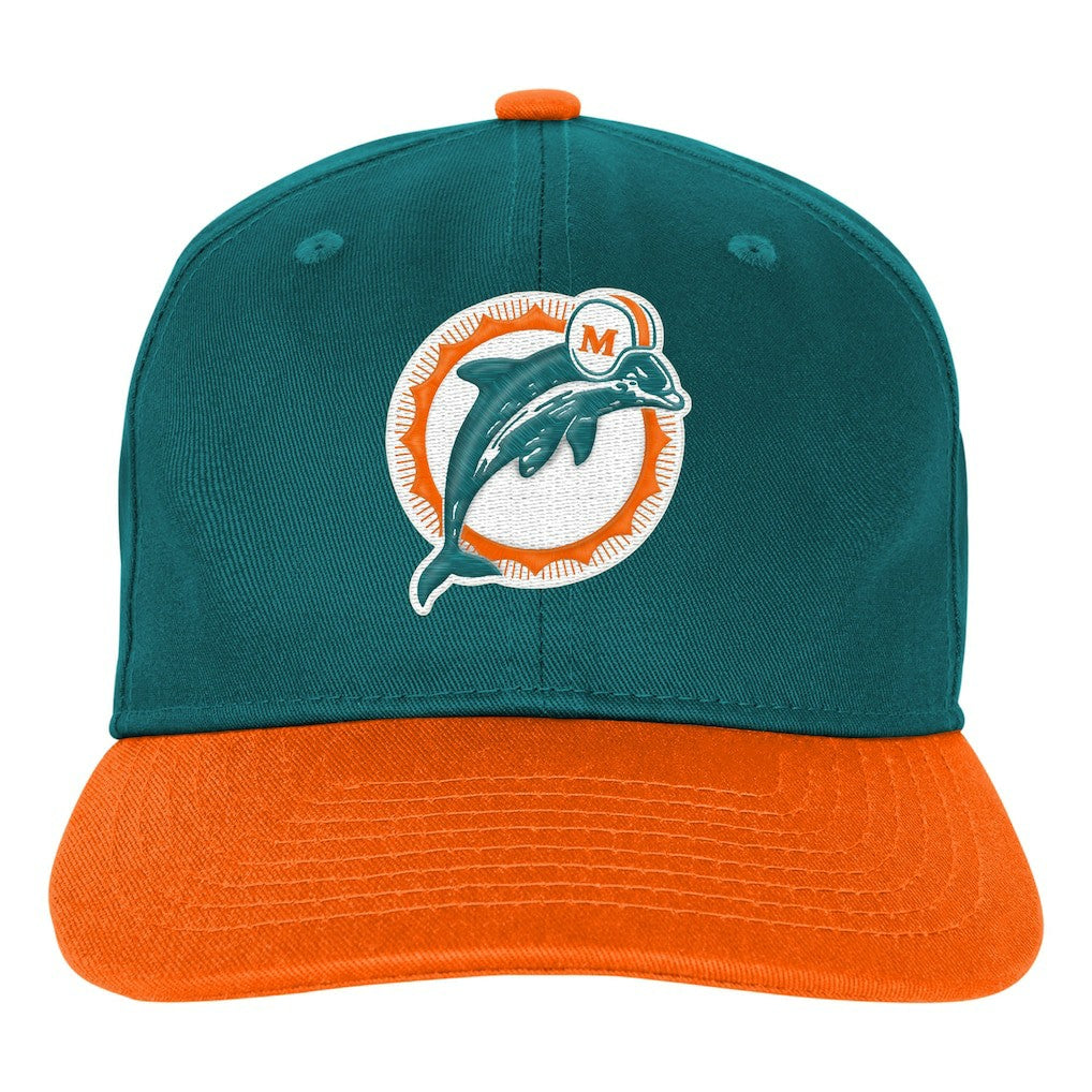Miami Dolphins Outerstuff Youth True Retro Adjustable Hat Aqua | NFL