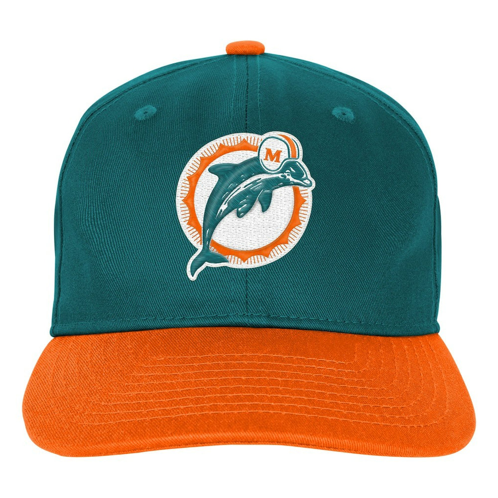 Miami Dolphins Outerstuff Youth True Retro Adjustable Hat Aqua | NFL