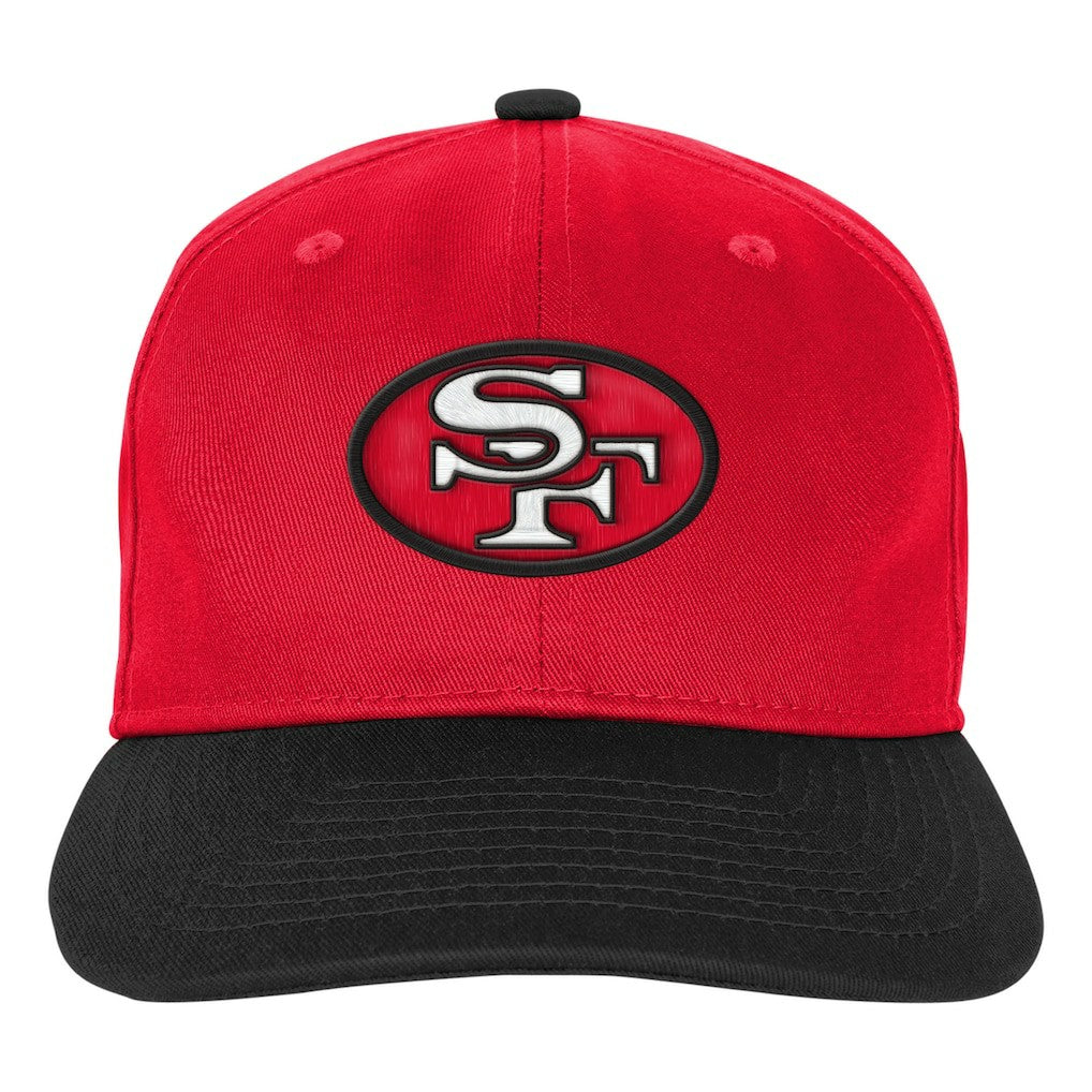 San Francisco 49ers Outerstuff Youth True Retro Adjustable Hat Scarlet | NFL