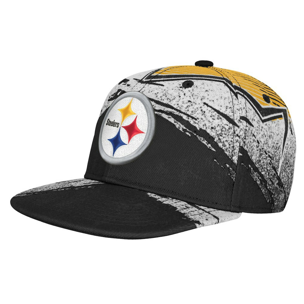 Pittsburgh Steelers Outerstuff Youth Make Noise Adjustable Hat Black | NFL