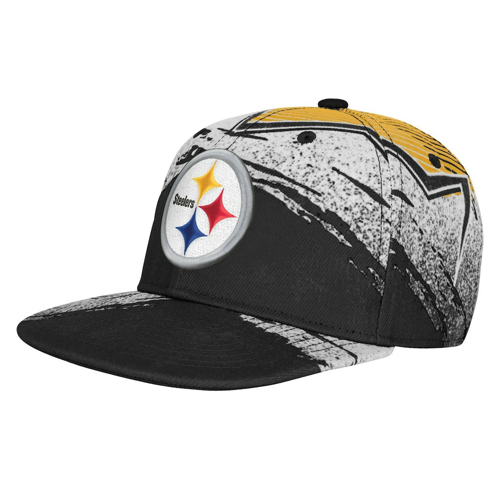 Pittsburgh Steelers Outerstuff Youth Make Noise Adjustable Hat Black | NFL